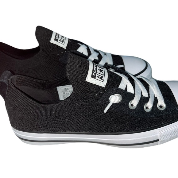 Converse Black and White Chuck Taylor Sneakers - Picture 3 of 4